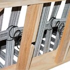 Sofá Cama Versátil Pés De Alumínio Corano Preto