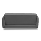 Sofá Cama Vitoria 2,00m 3 Lugares Suede Cinza Adonai Estofados