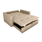 Sofá Cama You 146cm Reclinável Manual Suede Bege - Sallar Home