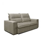 Sofá Campus Retrátil E Reclinável 3 Lugares 204cm Veludo Liso