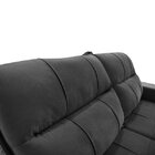 Sofá Campus Retrátil E Reclinável 3 Lugares 204cm Veludo Liso