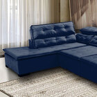 Sofá Canto Chaise E 360 X 220 Cm Retrátil Mola Bonnel Pillow
