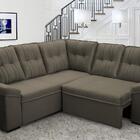 Sofá Canto London Tabaco Suede Velut - King House