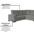 Sofá Canto Retrátil E Reclinável Munique Tamanho 220cm X 175