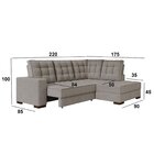 Sofá Canto Retrátil E Reclinável Munique Tamanho 220cm X 175c