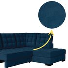 Sofá Canto Retrátil E Reclinável Munique Tamanho 220cm X 175c