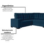 Sofá Canto Retrátil E Reclinável Munique Tamanho 220cm X 175c
