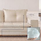 Sofá Caparaó 4 Lugares 220 Cm Linho Bege