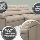 Sofá Capriccio 2,10m Assento Com Braço Retrátil E Reclinável