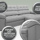 Sofá Capriccio 2,10m Assento Com Braço Retrátil E Reclinável