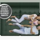 Sofá Capriccio 2,30m Assento Com Braço Retrátil E Reclinável