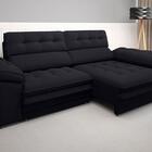 Sofá Capriccio 2,50m Assento Com Braço Retrátil E Reclinável