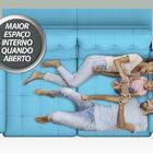 Sofá Capriccio 2,50m Assento Com Braço Retrátil E Reclinável