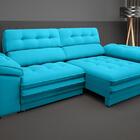 Sofá Capriccio 2,50m Assento Com Braço Retrátil E Reclinável