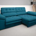 Sofá Capriccio 2,50m Assento Com Braço Retrátil E Reclinável