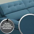 Sofá Capriccio 2,50m Assento Com Braço Retrátil E Reclinável