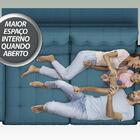 Sofá Capriccio 2,50m Assento Com Braço Retrátil E Reclinável