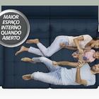 Sofá Capriccio 2,90m Assento Com Braço Retrátil E Reclinável