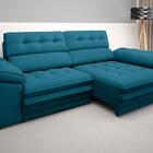 Sofá Capriccio 2,90m Assento Com Braço Retrátil E Reclinável