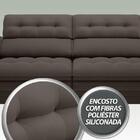 Sofá Capriccio 2,90m Assento Com Braço Retrátil E Reclinável