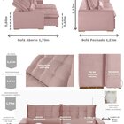 Sofá Ceará Modular 6 Lugares 290cm Retrátil E Reclinável Yesc