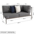 Sofá Chaise 2 Lugares Direita Refúgio Cabecasa Madeiraorigina