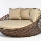 Sofa Chaise Concha Redonda Fibra Sintética Varanda Piscina