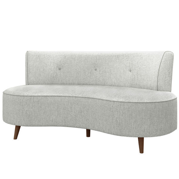 Sofá Chaise Living 2 Lugares 135cm Para Sala Istambul K01 Lin