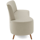 Sofá Chaise Living 2 Lugares 160cm Para Sala Cayman K01 Velud