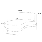 Sofá Chaise Longue Sala De Estar Living Lucca Esquerdo D02 Bo