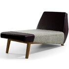 Sofá Chaise Longue Sala De Estar Vega D02 Linho Cinza B-439 C