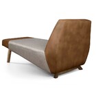 Sofá Chaise Longue Sala De Estar Vega D02 Linho Cinza C-472 C