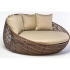 Sofá Chaise Redondo Em Fibra E Alumínio Para Área Externa E I