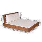 Sofá Chaise Rustic Versatti Nogueira