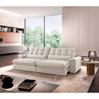 Sofá Classic Linho 02 Módulos 80 Cm B25 Meu Sofá Online