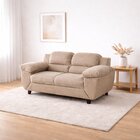 Sofá Clássico 2 Lugares Para Sala De Estar Bege