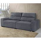 Sofá Coimbra Retrátil E Reclinável 4 Lugares - Golden - Cinza