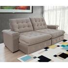 Sofá Coliseu 2,00m Retrátil E Reclinável Super Pillow  - Avelã