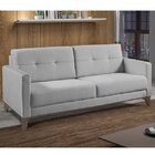 Sofá Com 2 Lugares Esteban  Cinza