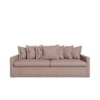 Sofá Com Capa 100% Removível E Lavável Enseada 240cm Bege Esc