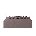 Sofá Com Capa 100% Removível E Lavável Enseada 240cm Prata