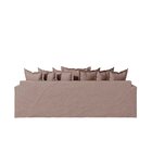 Sofá Com Capa 100% Removível E Lavável Enseada 280cm Bege Esc