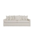 Sofá Com Capa 100% Removível E Lavável Enseada 280cm Marfim