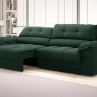 Sofá com Carregador USB e Molas no Assento Retrátil Reclináve