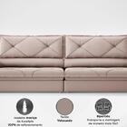 Sofá Com Carregador Usb E Molas No Assento Retrátil Reclináve