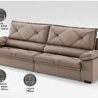 Sofá Com Carregador Usb E Molas No Assento Retrátil Reclináve