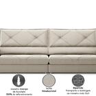 Sofá Com Carregador Usb E Molas No Assento Retrátil Reclináve