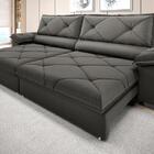 Sofá Com Carregador Usb E Molas No Assento Retrátil Reclináve