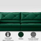 Sofá Com Carregador Usb E Molas No Assento Retrátil Reclináve