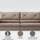 Sofá Com Carregador Usb E Molas No Assento Retrátil Reclináve